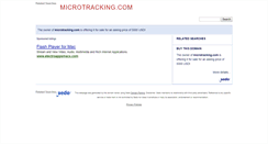 Desktop Screenshot of microtracking.com