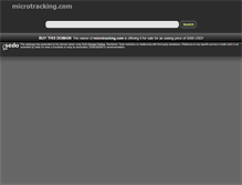 Tablet Screenshot of microtracking.com